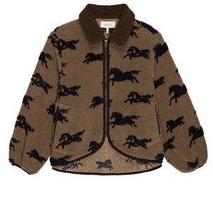 THE GREAT Pasture Fleece Jacket in Light Hickory